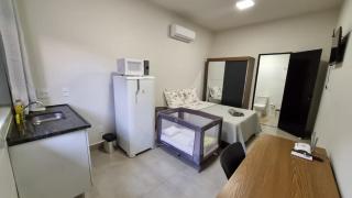 kitnet flat apartment mobiliado agrishow ar 10 - 4