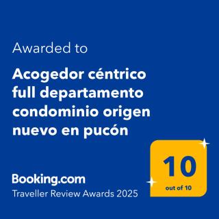 Acogedor céntrico full departamento condominio origen nuevo en pucón - Pucón - 8
