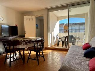 Appartement cosy 2 pièces avec cabine, proche mer à Argelès, terrasse, parking, animaux admis - FR-1-225-723 - Argelès-sur-Mer - 0