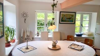 Kamin Ofen Wohnung -Altes Landhaus Oste- 2 Schlafzimmer, Bad, Küche, Terrasse, W-Lan, Nordsee Strand - Hemmoor - 5