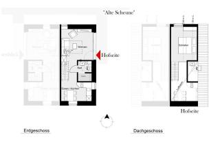 Ferienwohnung in der alten Scheune Hofblick für 3 Personen - - 5