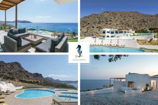 Beachfront Villa Atalandia with Heated Pool, Gym, BBQ & Office - Goúdhouros - 0
