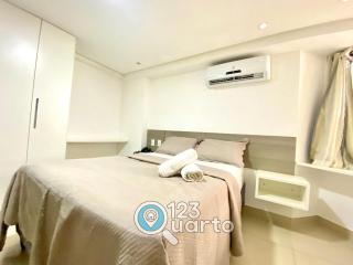 Gold Flat Cabo Branco By 123Quarto Hospedagem - 9