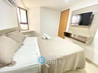 Gold Flat Cabo Branco By 123Quarto Hospedagem - 7