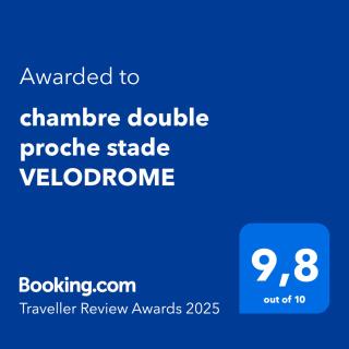 chambre double proche stade VELODROME - Marsiglia - 1