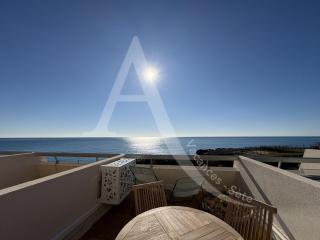 Studio cabine avec loggia et terrasse, 1er ligne et vue mer pour 4 personnes - Sète - 7