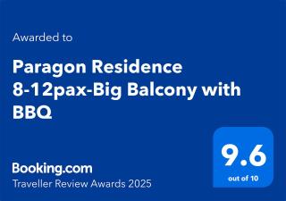 Paragon Residence 8-12pax-Big Balcony with BBQ - Johor Bahru - 9