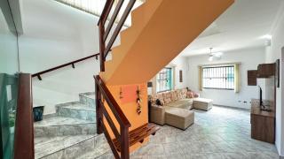 Casa a 300 metros Praia, 5 quartos, com área Gourmet , Mirante, Piscina, churrasqueira e ar condionado em 2 quartos - Peruíbe - 8