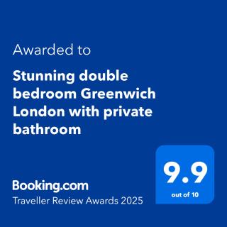 Stunning double bedroom Greenwich London with private bathroom - Londra - 9