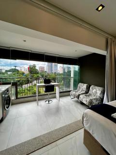 Studio em Condomínio de Luxo-Ar condicinado-Perto do Aeroporto-Parque Ibirapuera-Metrô-AACD-Medplex-CASV - São Paulo - 9