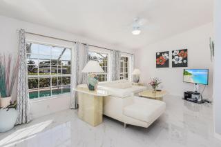 Gulf-access electric-heated salt water pool home with pool table - Villa Christylee - Cape Coral - 6