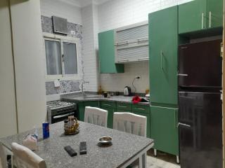 2 bedrooms apartment fully furnished air conditioned with great view and privet garden at degla palms compound located at 6 October city - 6th Of October - 8