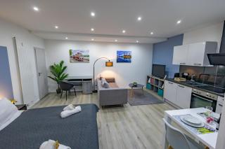 HANNIBAL - Design Studio-Apartment Tulpe 9, Parkplatz, Küche, HighSpeed-WLAN - Wolfsburg - 0