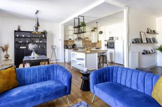 Grand T3 rue piétonne bureau et terrasse - 9