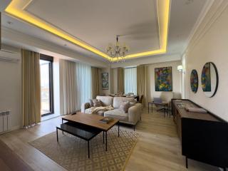 Modern 1-Bedroom Retreat with 35sqm Terrace, Overlooking Rudaki Park, City Skyline and Mountain Views - Dushanbe - 1