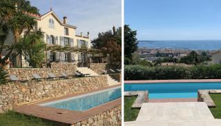 Villa de charme vue mer et piscine chauffée sur les hauteurs de Golf Juan - Vallauris - 0
