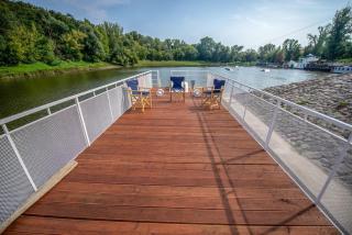 Panama ship, house on the water - 5