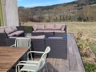 Gîte rénové campagne chic, 6 chambres pour 13 pers., jardin, terrasse, Haute-Loire - FR-1-582-527 - 4