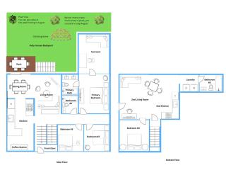 North Seattle house with 4BD 3BA, AC, sunroom, fenced yard - Seattle - 5