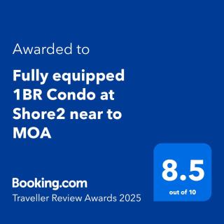 Fully equipped 1BR Condo at Shore2 near to MOA - Manila - 8