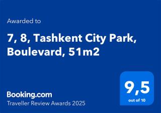 7, 8, Tashkent City Park, Boulevard, 51m2 - Tashkent - 9