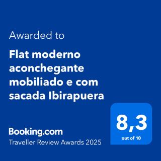 Flat moderno aconchegante mobiliado e com sacada Ibirapuera - São Paulo - 9
