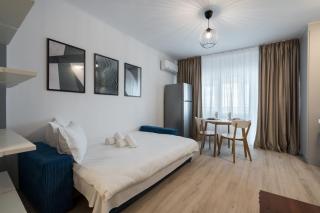 High-end Studio with Panoramic View, Parking & Pool - Bucharest - 7