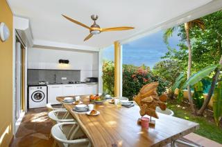 A deux pas de la plage de la BaieOrientale grand appartement avec jardin - 8