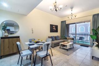 Spacious 1-BR Opposite Mall with Huge Pool & Gym - 0