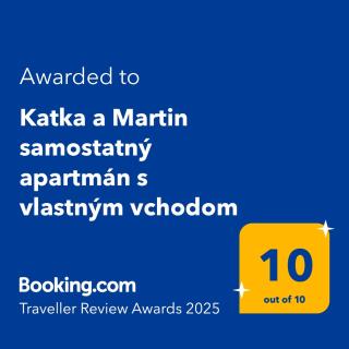 Katka a Martin samostatný apartmán s vlastným vchodom - 4