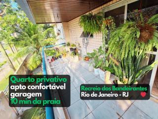 Quarto em Apto 10 min praia do Recreio RJ - Rio de Janeiro - 9