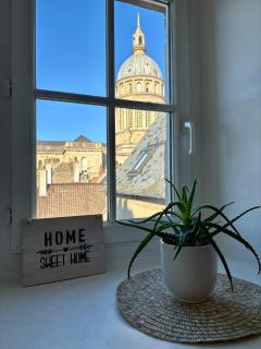 Appartement vieille-ville de Boulogne, vue Cathédrale - Boulogne-sur-Mer - 8