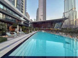 Hermes-Style 2BR, Full Burj Khalifa View - Infinity Pool - Full Fountain View - 7