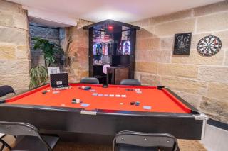 Stone house with pool table - 2