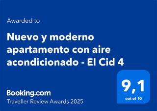 Nuevo y moderno apartamento con aire acondicionado - El Cid 4 - 9