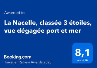 La Nacelle, classée 3 étoiles, vue dégagée port et mer - 8