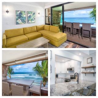 Modern-Rustic Beach Renovation Direct Oceanfront Penthouse - Kahana - 0