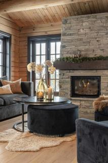 Traditional Feel In Modern Log Cabin - Veggli - 1
