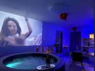 Suite Eden Spa, Appart'hôtel bien être , Patio de standing barbecue - TV XL CinéSport, Lit Q-Size, Wifi, P-Gratuit en Résidence - - 9