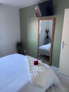 Suite Eden Spa, Appart'hôtel bien être , Patio de standing barbecue - TV XL CinéSport, Lit Q-Size, Wifi, P-Gratuit en Résidence - - 3