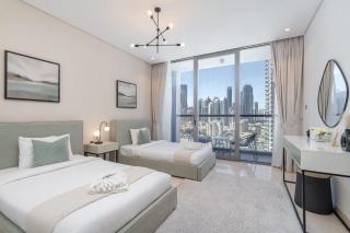 StayShort - 3 Bedroom Apartment in Sterling West with Full Burj Khalifa Views - 6