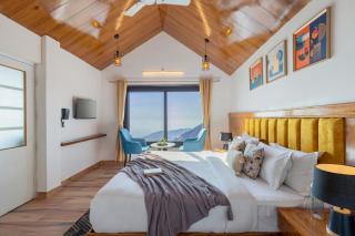 Alaya Stays Evara Serene 4 BHK Hill Retreat with Balcony, Fireplace & Scenic Views - Mussoorie - 7