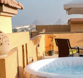 Boho Getaway with Pyramids View & Jacuzzi - Giza - 0