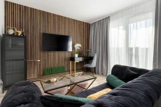 Stylowy Apartament z Parkingiem i Biurkiem w Gdańsku by Noclegi Renters - Danzig - 4