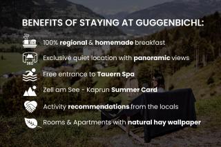 Panorama Hotel Guggenbichl - inkl Sommerkarte, einmaliger Eintritt ins Tauern Spa & bester Ausblick über Kaprun - Kaprun - 2