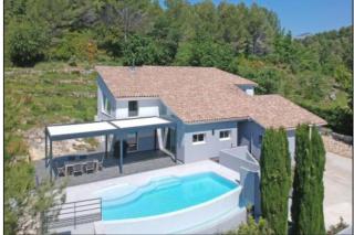 Superb contemporary villa with pool and garden - Roquefort-les-Pins - 0