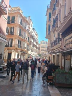 Small stylish room with comfortable queen-size bed in very large, beautifully decorated shared flat in the historic centre of Malaga - 7