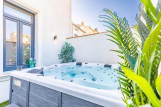 Bliss Triplex - Hyper Centre - Sauna - BBQ - Jacuzzi - LRACANNES - 9