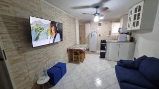 Kit completa na praia da Aviação ótima localização com Ar Condicionado, WI FI, SMARTV, CANAIS, PORTARIA 24H - Praia Grande - 3