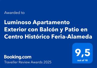Luminoso Apartamento Exterior con Balcón y Patio en Centro Histórico Feria-Alameda - Seville - 6